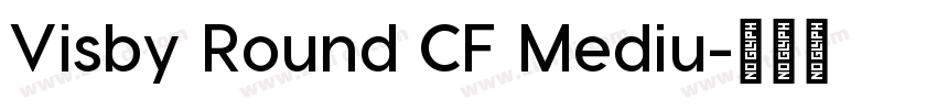 Visby Round CF Mediu字体转换